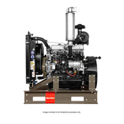Isuzu engine on a white background