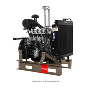 Isuzu engine on a white background