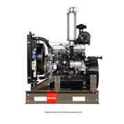 Isuzu diesel engine on a white background