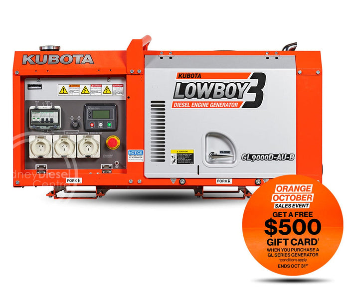 Kubota GL9000D-AU-B Diesel Engine Generator - Digital