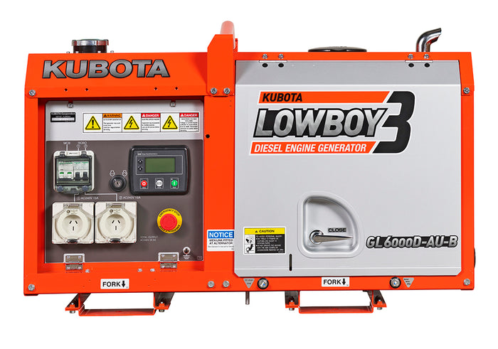 Kubota GL6000D-AU-B Diesel Engine Generator - Digital